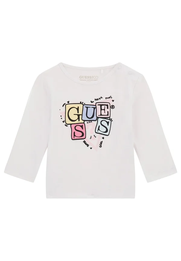 LOGO PRINT - Langarmshirt - weiß