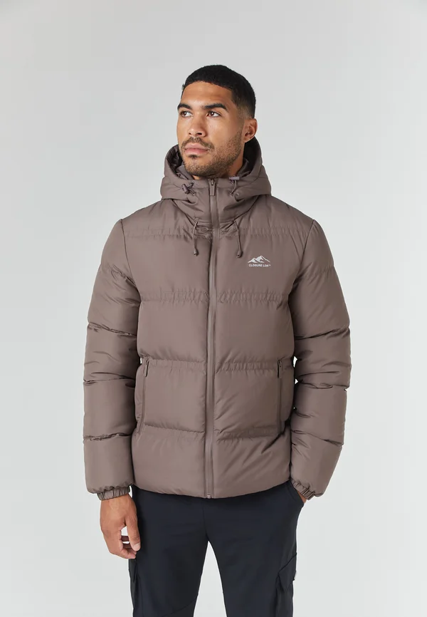 LOGO RACER PUFFER JACKET - Winterjacke - brown