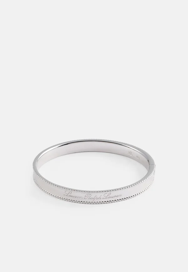 LOGO SCRIPT BANGLE - Armband - silver-coloured