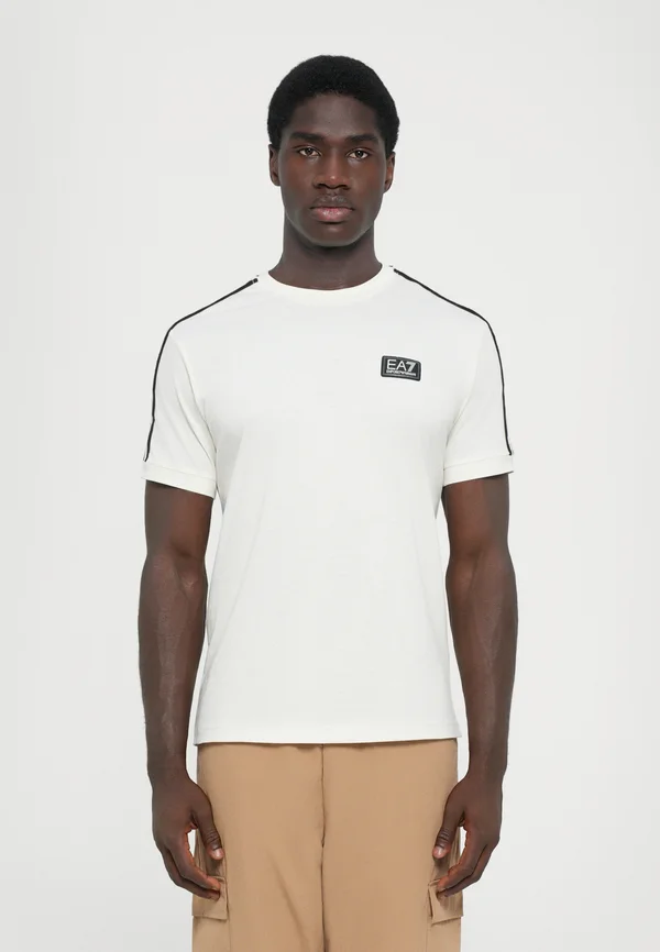 LOGO SERIES TAPE TEE  - T-Shirt print - vanilla ice