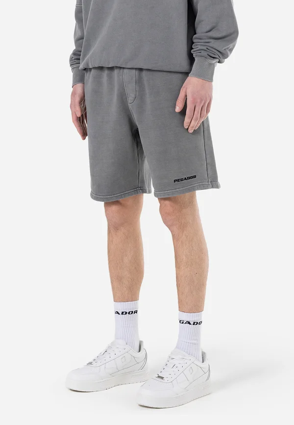 LOGO - Shorts - vintage grey