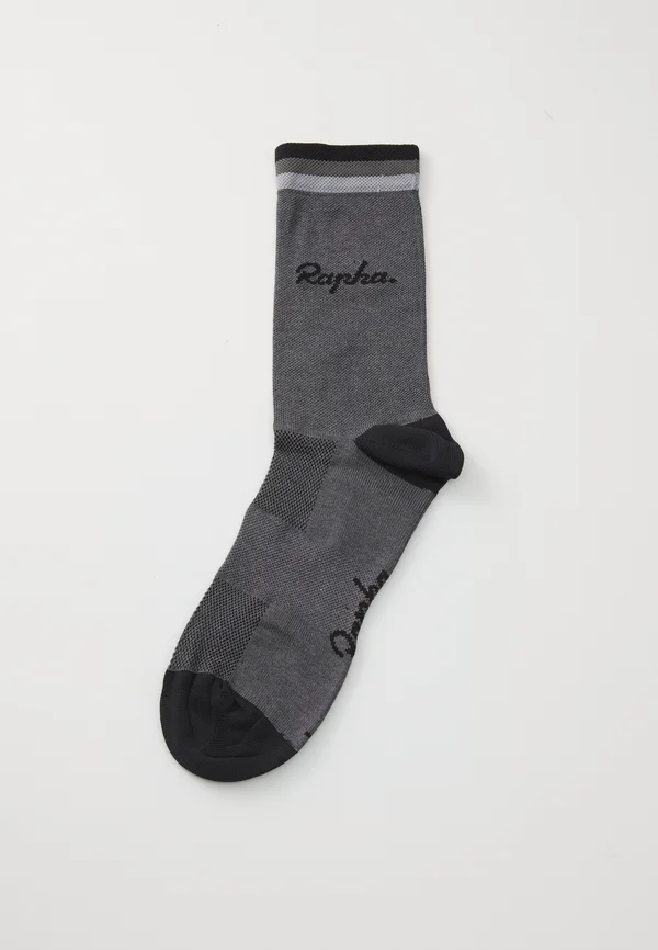 LOGO SOCKS - Sportsocken - grey marl/black/grey