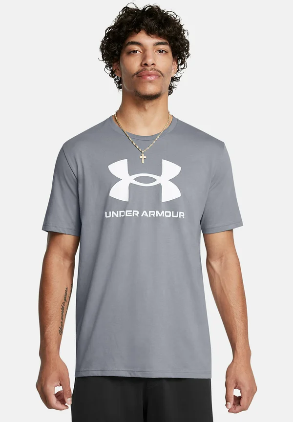 LOGO - Sport T-Shirt - steel