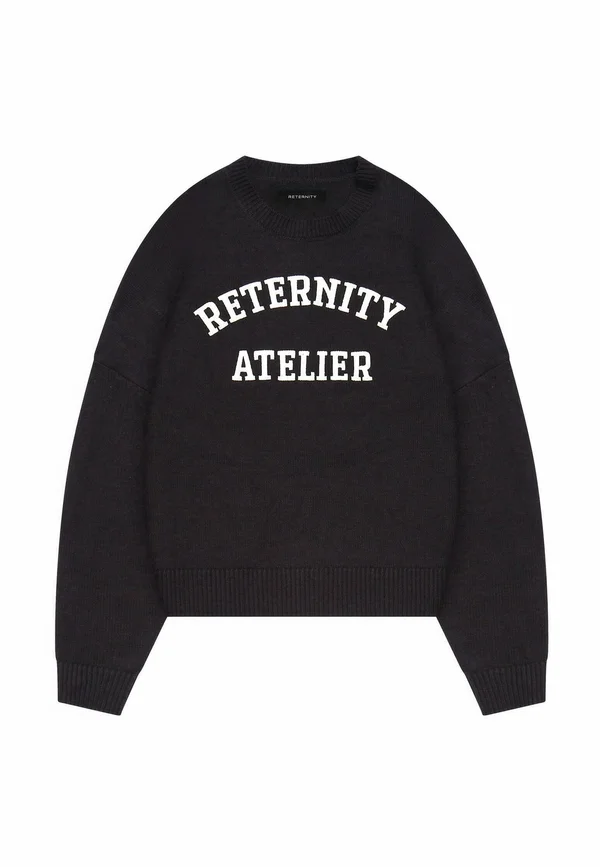 LOGO  - Strickpullover - black