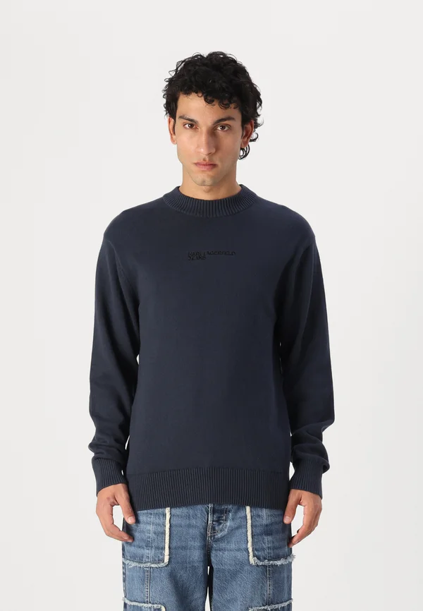 LOGO  - Strickpullover - dark slate
