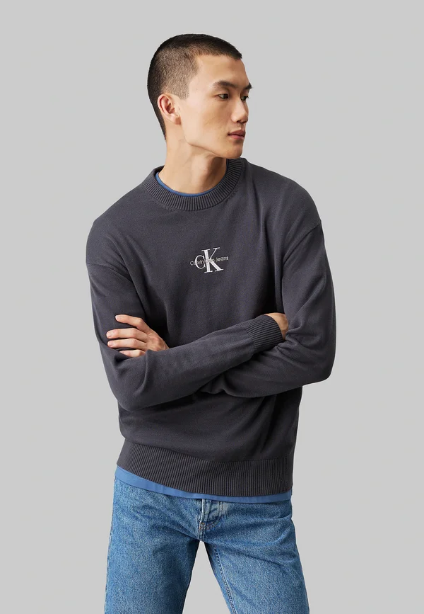 LOGO  - Strickpullover - ebony