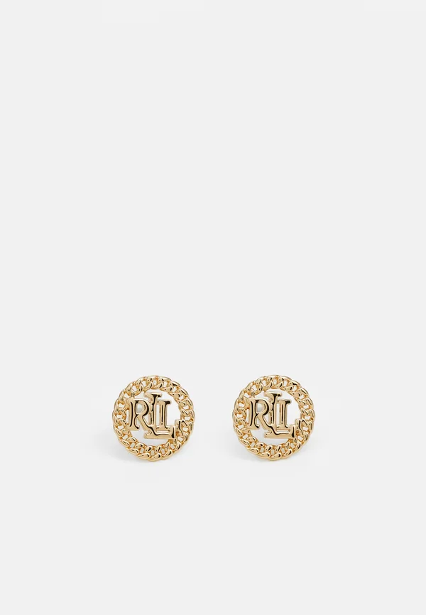 LOGO STUD - Ohrringe - gold-coloured
