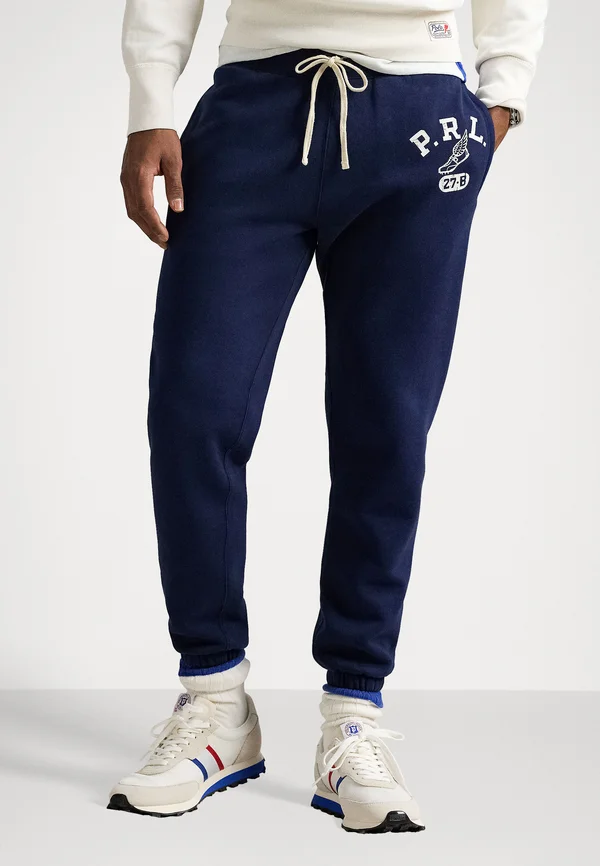 LOGO SWEATPANT - Jogginghose - cruise navy