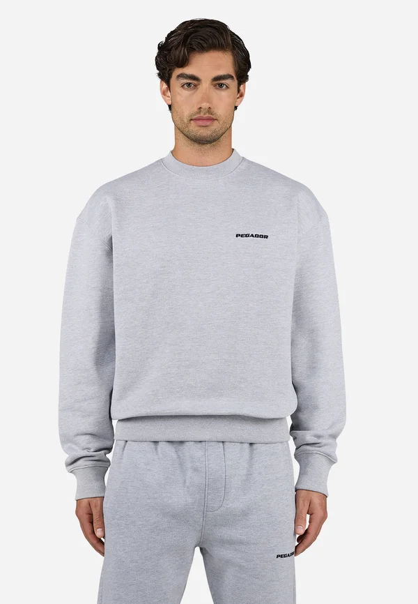 LOGO - Sweatshirt - heather grey/black gum