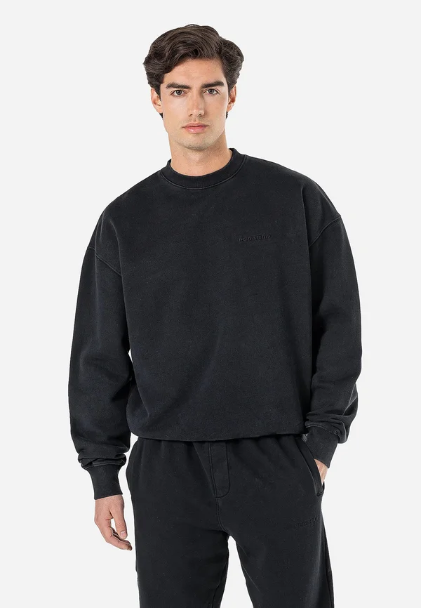 LOGO - Sweatshirt - vintage black black