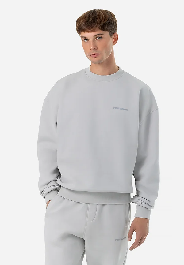 LOGO - Sweatshirt - washed clear grey gum