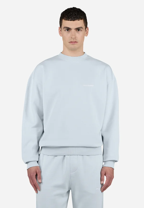 LOGO - Sweatshirt - washed dream blue white gum