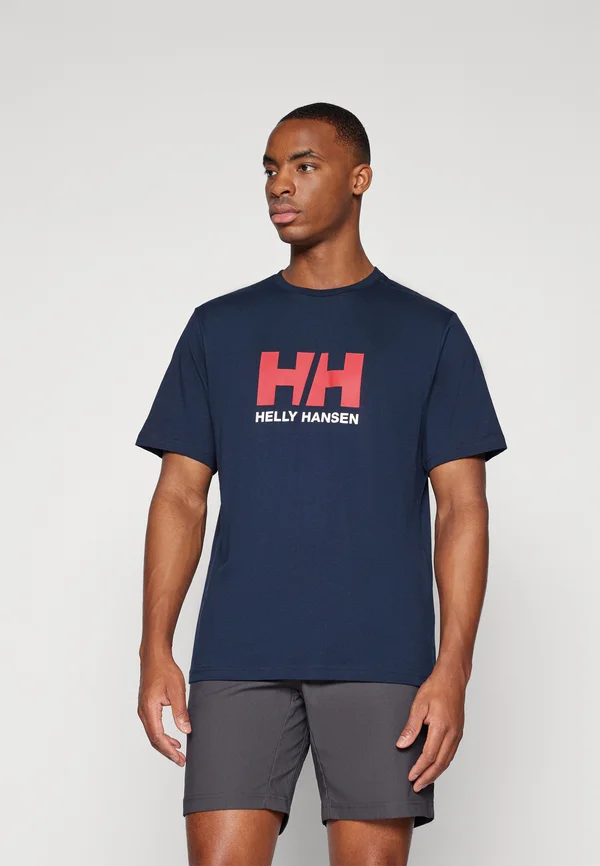 LOGO - T-Shirt print - navy
