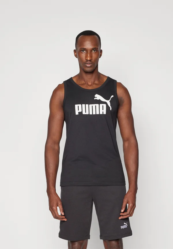 LOGO TANK - Top - black