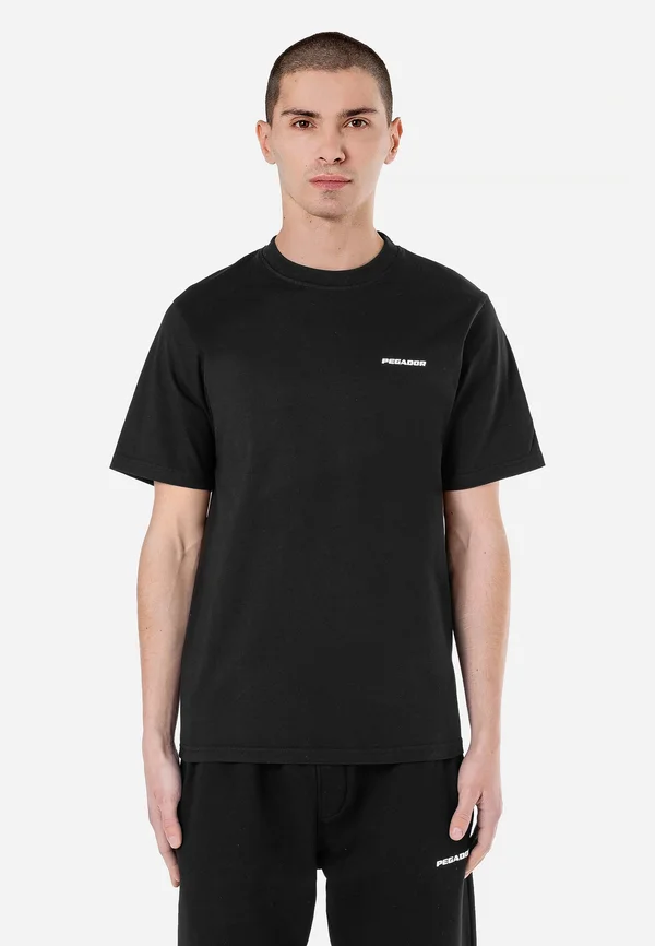 LOGO TEE - T-Shirt basic - washed black/white gum