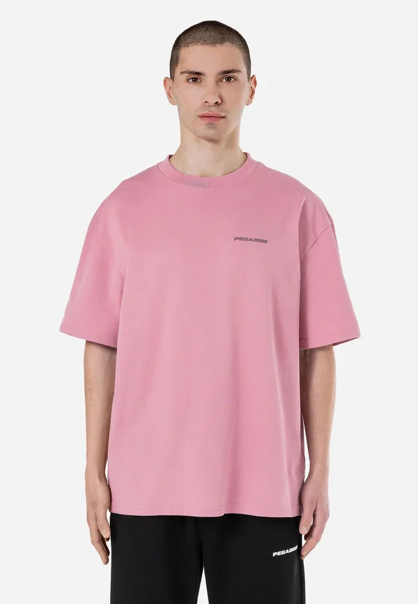 LOGO TEE - T-Shirt basic - washed rust pink gum