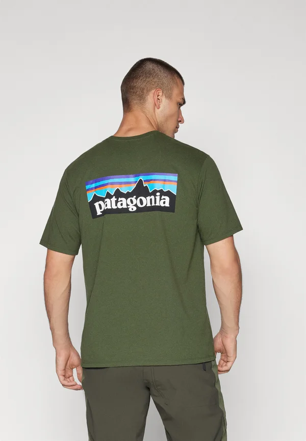 LOGO TEE - T-Shirt print - pine green