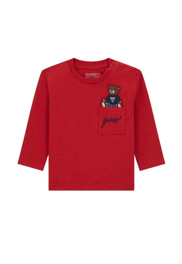 LOGOSTICKEREI - Langarmshirt - rot