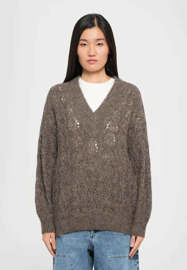 LOLA - Strickpullover - brown