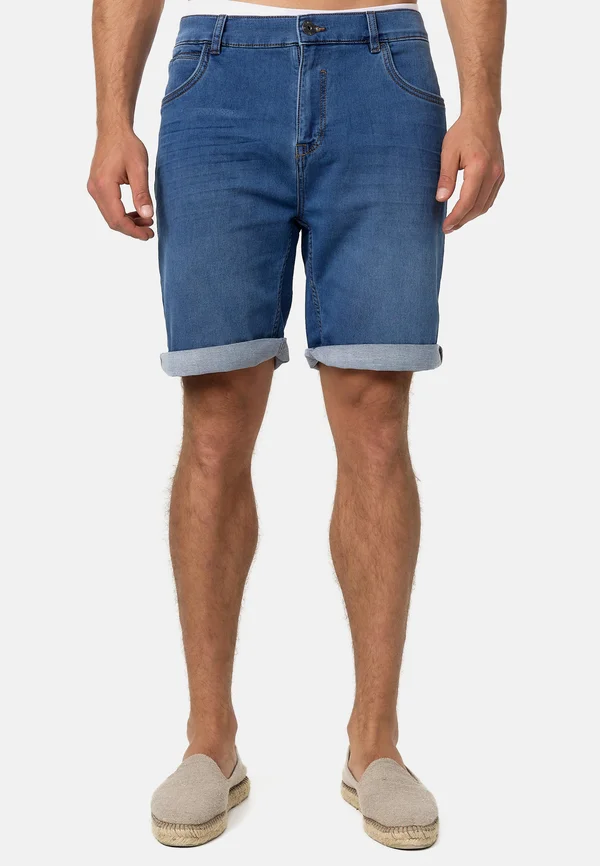 LONAR - Jeans Shorts - blue wash