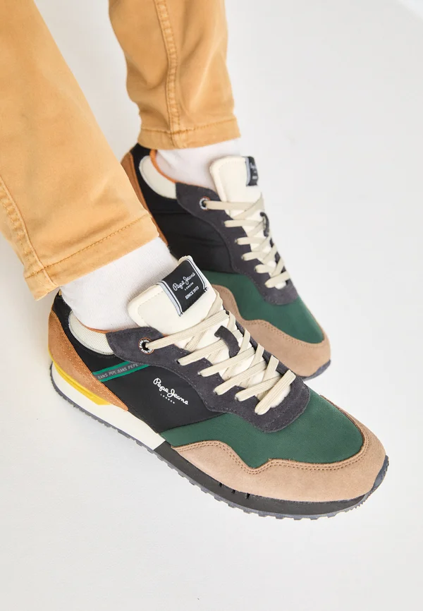 LONDON BRAND - Sneaker low - dark stone beige