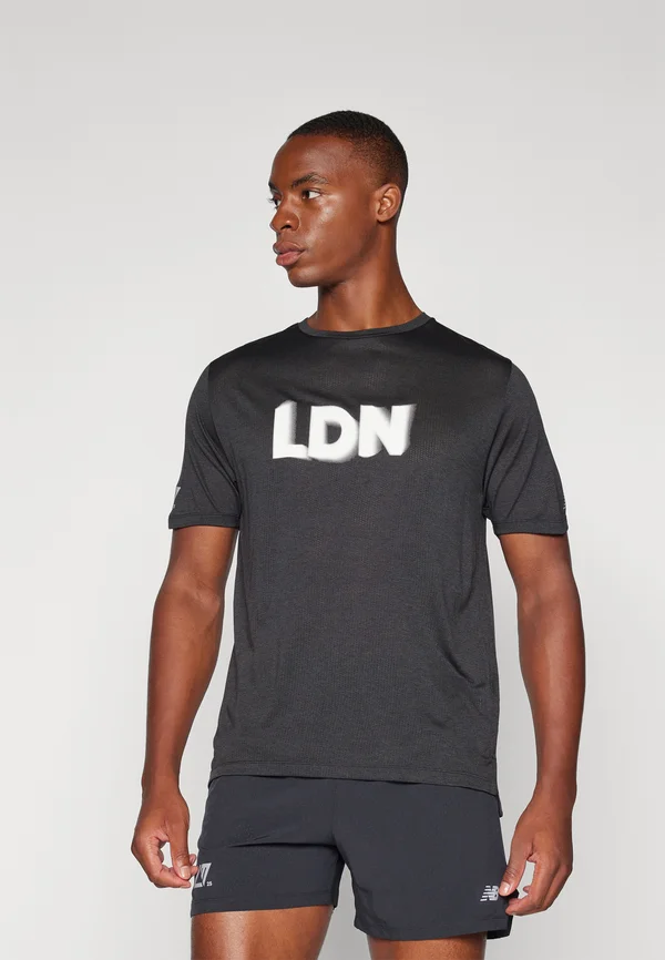LONDON MARATHON GRAPHIC ATHLETICS  - Sport T-Shirt - black