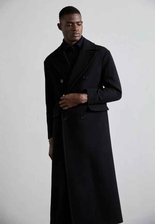 LONG COAT - Klassischer Mantel - black