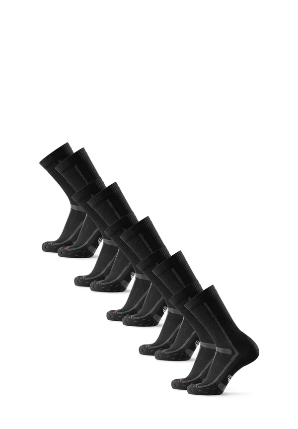 LONG DISTANCE CREW 5 PACK - Sportsocken - black grey