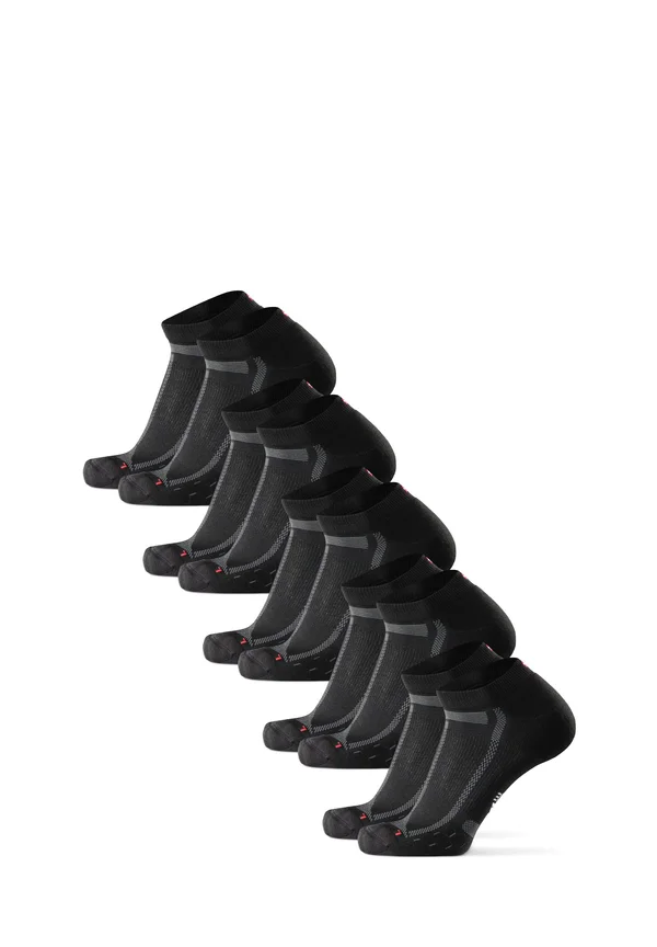 LONG DISTANCE RUNNING LOW-CUT 5 PACK - Füßlinge - black grey
