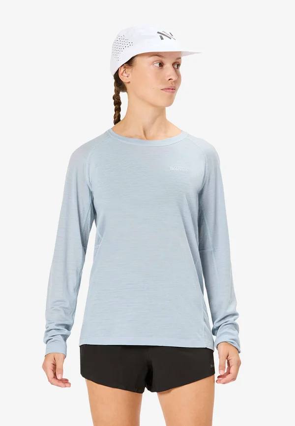 LONG SLEEVE - Langarmshirt - mittelblau