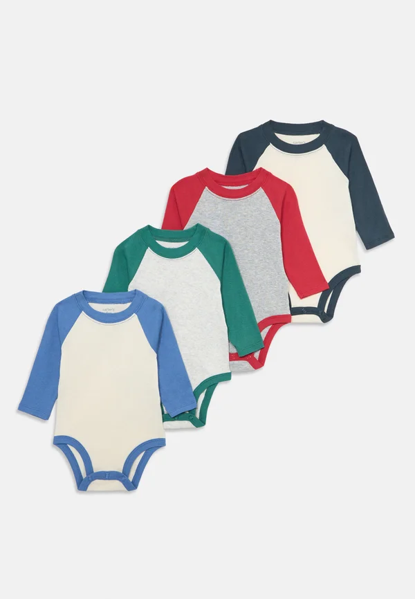 LONG SLEEVE MULTI BODYSUITS 4 PACK - Body - blue/green/red