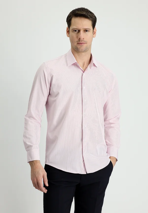 LONG SLEEVE PATTERNED  - Businesshemd - dust pink