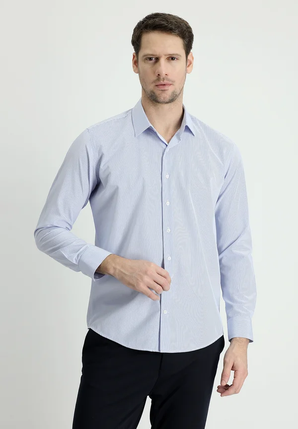 LONG SLEEVE PATTERNED  - Businesshemd - light blue