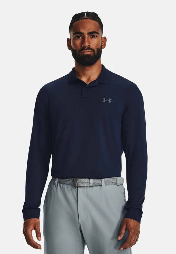 LONG SLEEVE PERFORMANCE  - Poloshirt - midnight navy