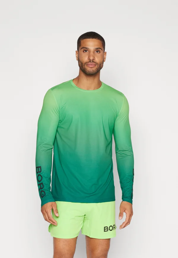 LONG SLEEVE PRINT - Langarmshirt - green