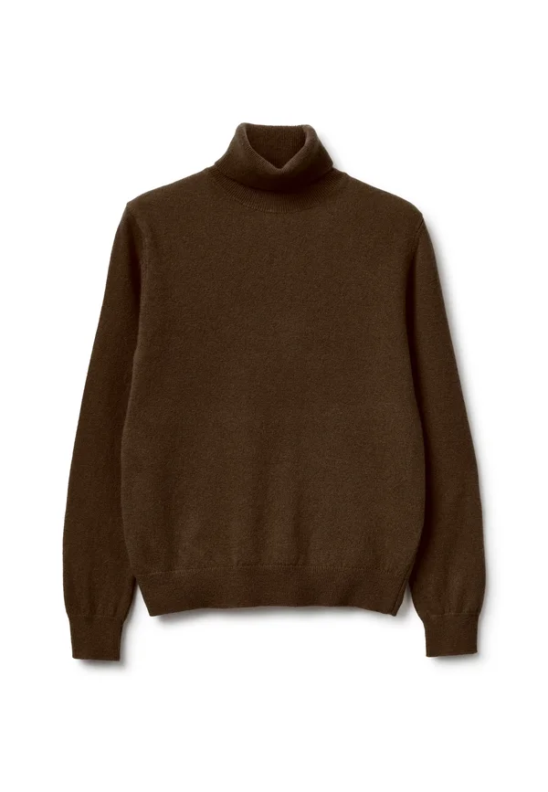 LONG SLEEVE  REGULAR FIT  - Strickpullover - brown