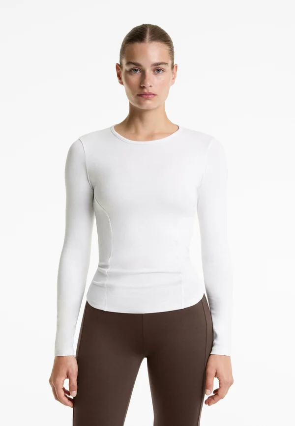 LONG SLEEVE RIB - Langarmshirt - stone