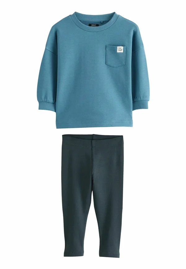 LONG SLEEVE SET - Leggings - Hosen - blue