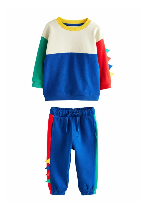 LONG SLEEVE SOFT TOUCH  AND JOGGERS SET  - REGULAR FIT - Trainingsanzug - multi dino spikes