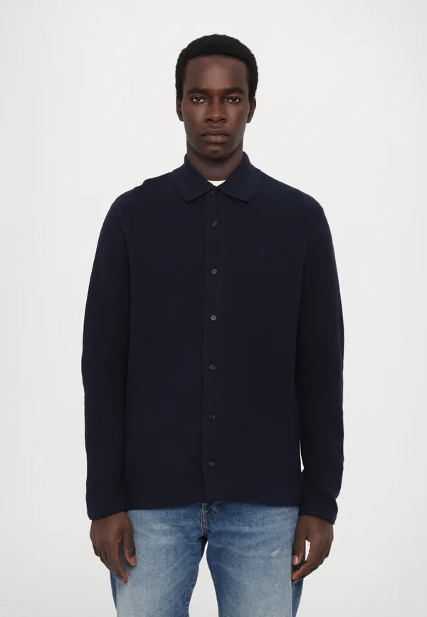 LONG SLEEVE  - Strickjacke - hunter navy