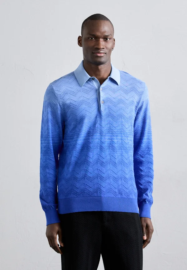 LONG SLEEVE - Strickpullover - blue tones