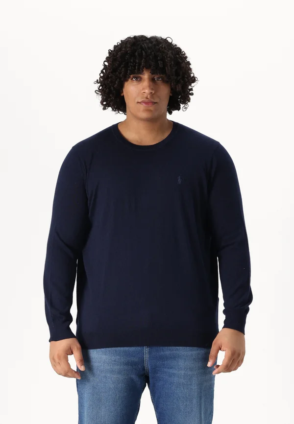 LONG SLEEVED PULLOVER - Strickpullover - hunter navy