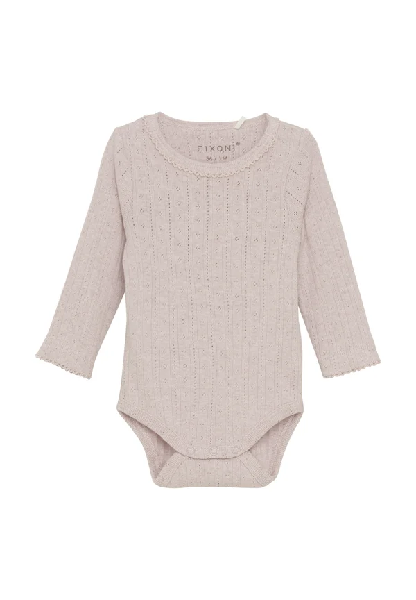 LONG SLEEVES MELANGE - Body - violet ice melange