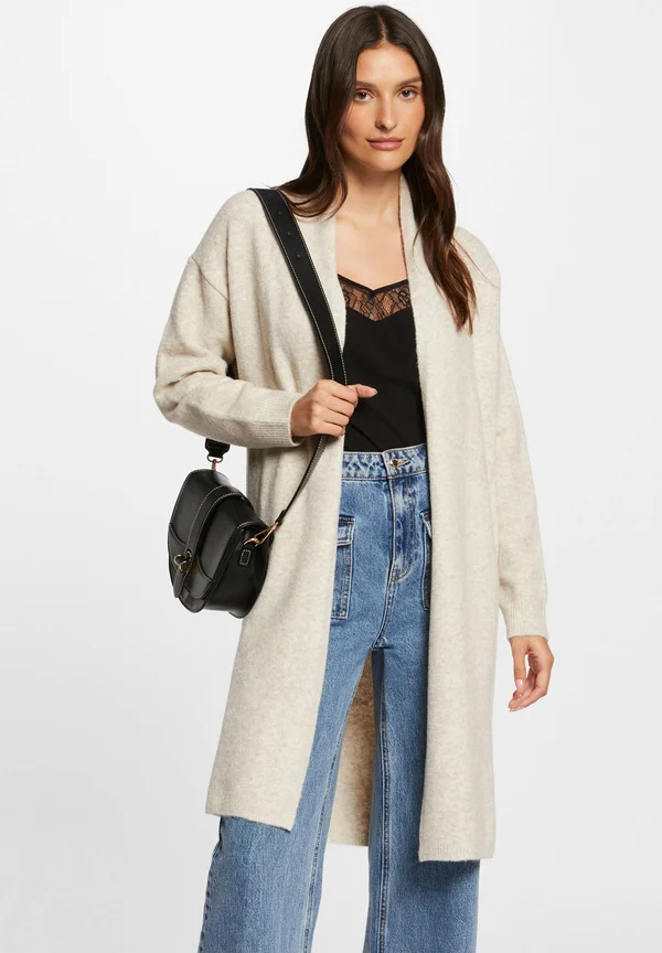 LONG SLEEVES - Strickjacke - beige