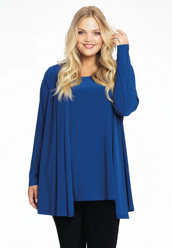 LONG SLEEVES - Strickjacke - indigo