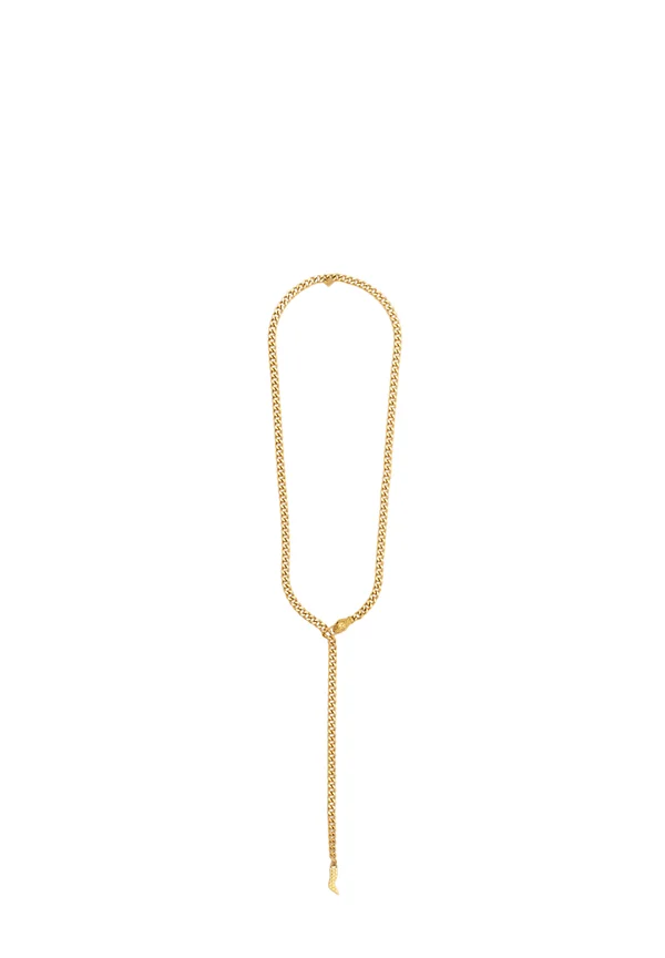 LONG SNAKE - Halskette - gold-coloured plated
