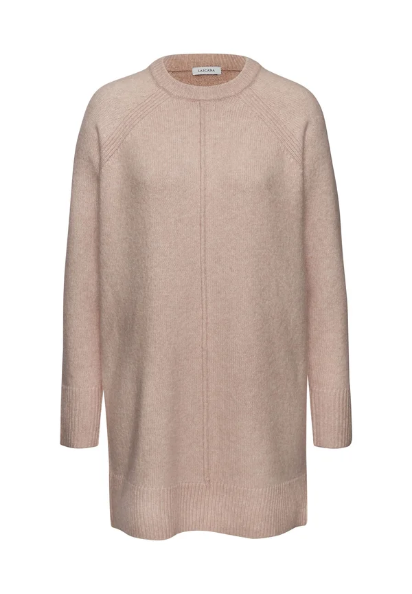 LONG - Strickpullover - rosenholz