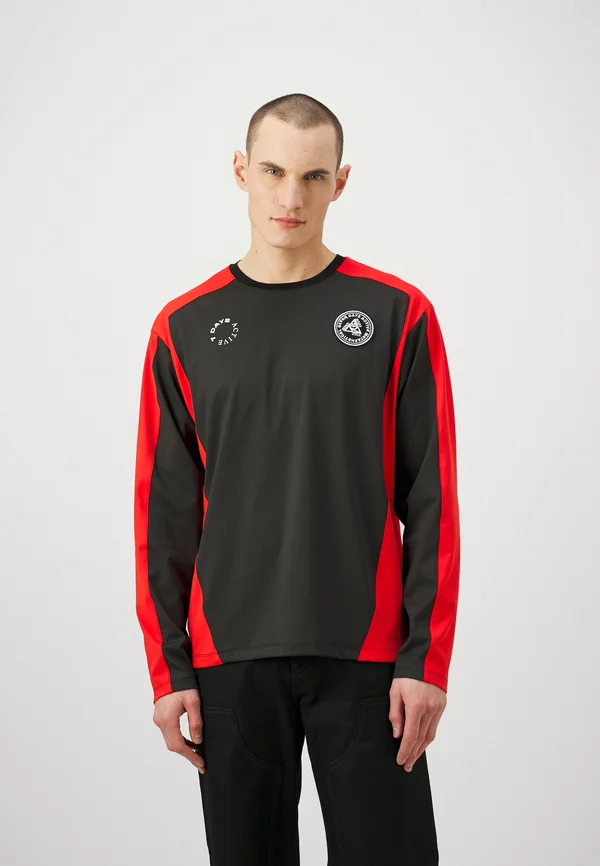 LONGLINE BASKET LONGSLEEVE TEE UNISEX - Langarmshirt - black
