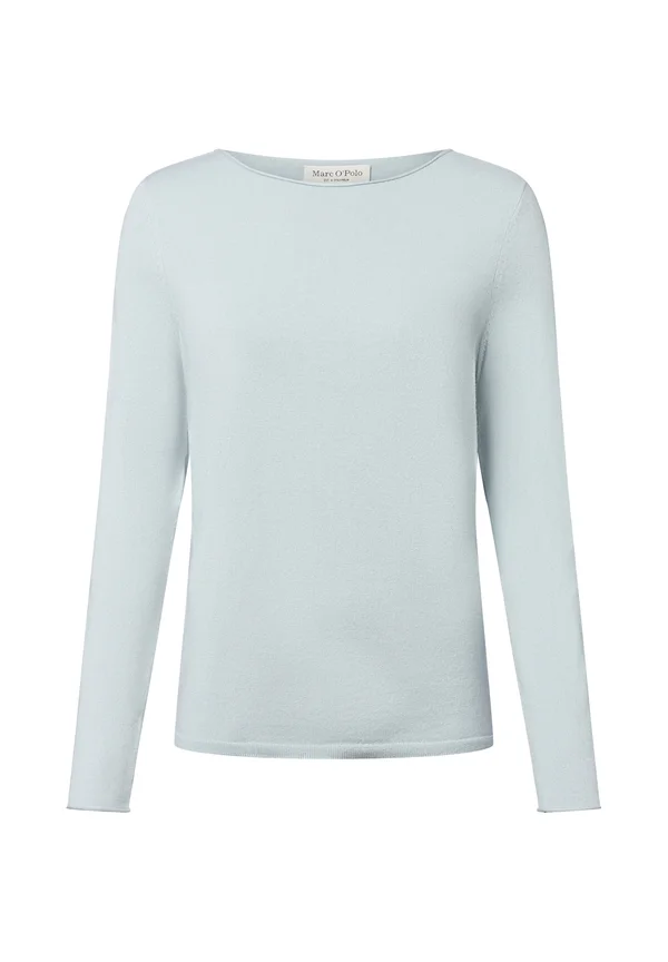 LONGSLEEVE BOAT NECK - Strickpullover - hellblau