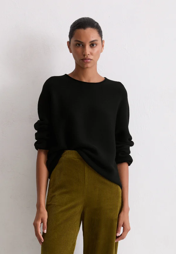 LONGSLEEVE - Strickpullover - black